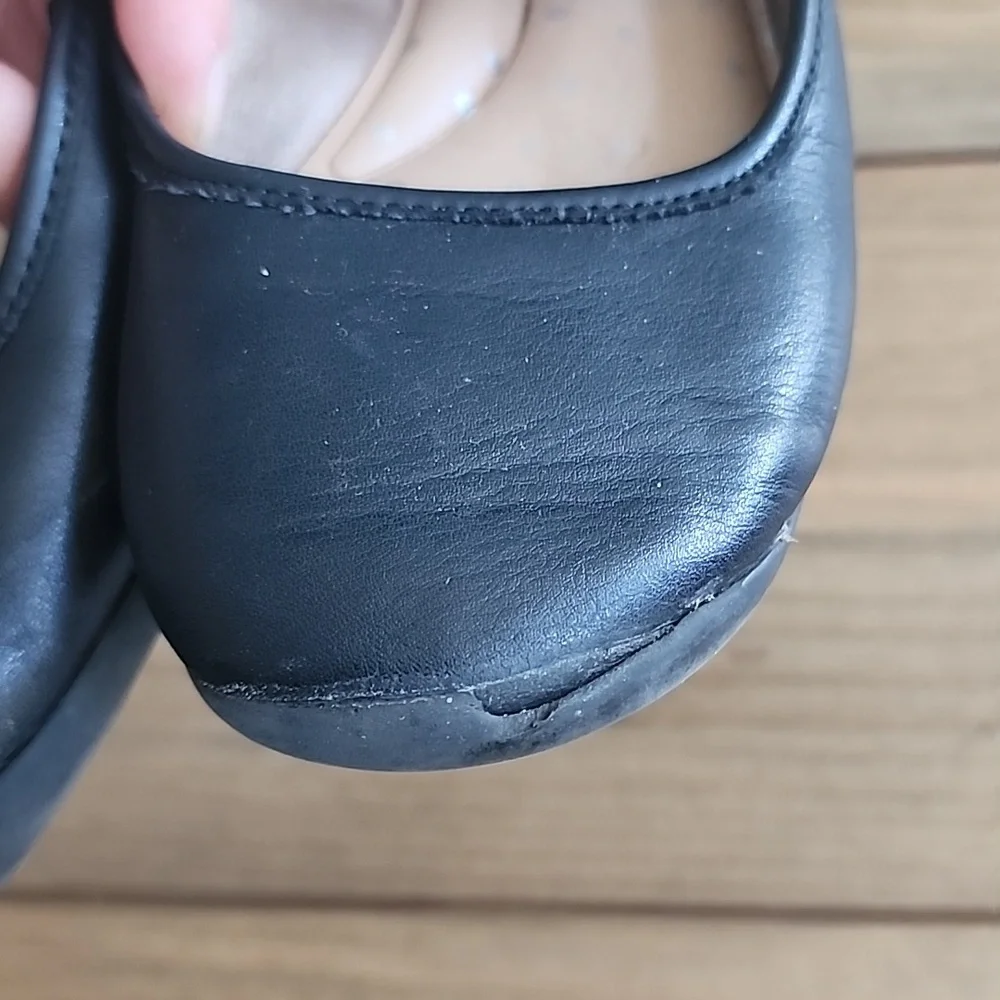 Girls Black Ballet Flats - Size 12